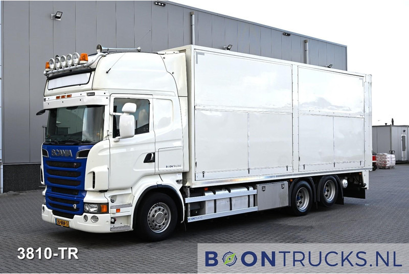 Scania R500 V8 6x2 | EURO5 * FULL AIR * RETARDER * POULTRY * NL TRUCK * APK 05-2026 - Kamion za prevoz stoke: slika 1 Scania R500 V8 6x2 | EURO5 * FULL AIR * RETARDER * POULTRY * NL TRUCK * APK 05-2026 - Kamion za prevoz stoke: slika 1