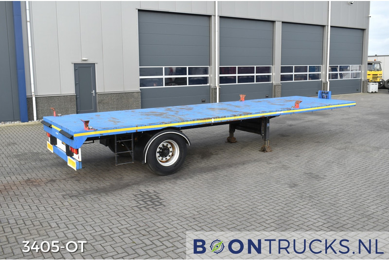 Schmitz Cargobull SKO 10 PLATTE BAK | TWISTLOCKS 20ft * L 900 cm * KENTEKEN LANGZAAM VERKEER - Plato poluprikolica: slika 1 Schmitz Cargobull SKO 10 PLATTE BAK | TWISTLOCKS 20ft * L 900 cm * KENTEKEN LANGZAAM VERKEER - Plato poluprikolica: slika 1
