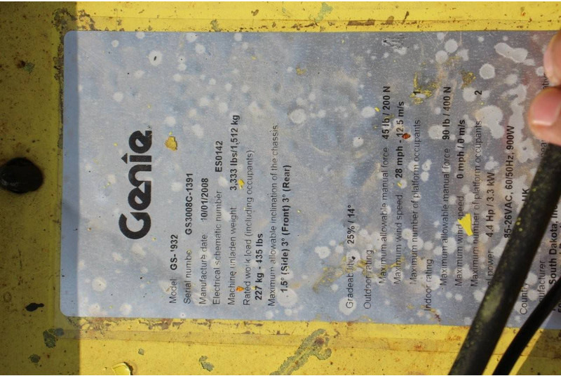 Lift u obliku makaza Genie GS-1932: slika 19