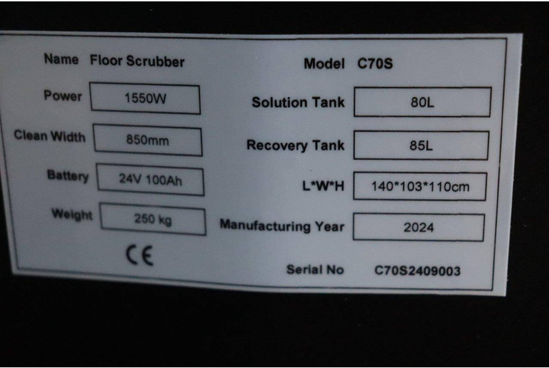 Novu Mašina za pranje podova X-tra C70S: slika 11 Novu Mašina za pranje podova X-tra C70S: slika 11