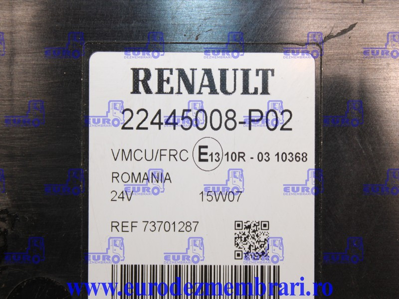CALCULATOR VMCU RENAULT T 22445005, 22445008, 22777547, 23006079, 21936559 - Upravljačka jedinica za Kamion: slika 4 CALCULATOR VMCU RENAULT T 22445005, 22445008, 22777547, 23006079, 21936559 - Upravljačka jedinica za Kamion: slika 4