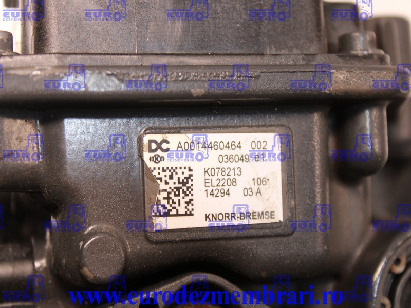 SUPAPA REFULARE MERCEDES ACTROS MP4 A0014460464, K078213 - Kočioni ventil za Kamion: slika 3 SUPAPA REFULARE MERCEDES ACTROS MP4 A0014460464, K078213 - Kočioni ventil za Kamion: slika 3