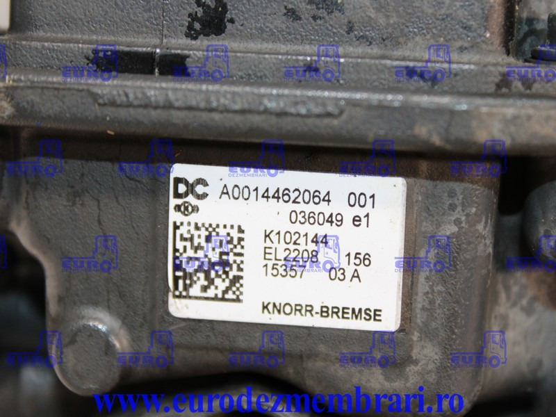 SUPAPA REFULARE MERCEDES ACTROS MP4 A0014462064, K102144 - Kočioni ventil za Kamion: slika 2 SUPAPA REFULARE MERCEDES ACTROS MP4 A0014462064, K102144 - Kočioni ventil za Kamion: slika 2
