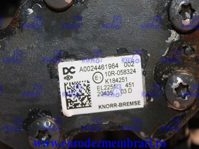 SUPAPA REFULARE MERCEDES ACTROS MP4 A0024461964, K184251 - Kočioni ventil za Kamion: slika 2 SUPAPA REFULARE MERCEDES ACTROS MP4 A0024461964, K184251 - Kočioni ventil za Kamion: slika 2