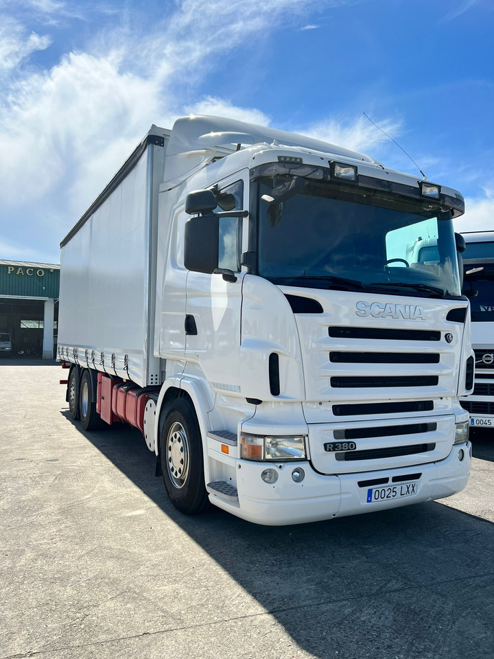 CAMION SCANIA 380 CON CARRETILLA MOFFET M4 - Kamion sa ceradom: slika 2 CAMION SCANIA 380 CON CARRETILLA MOFFET M4 - Kamion sa ceradom: slika 2