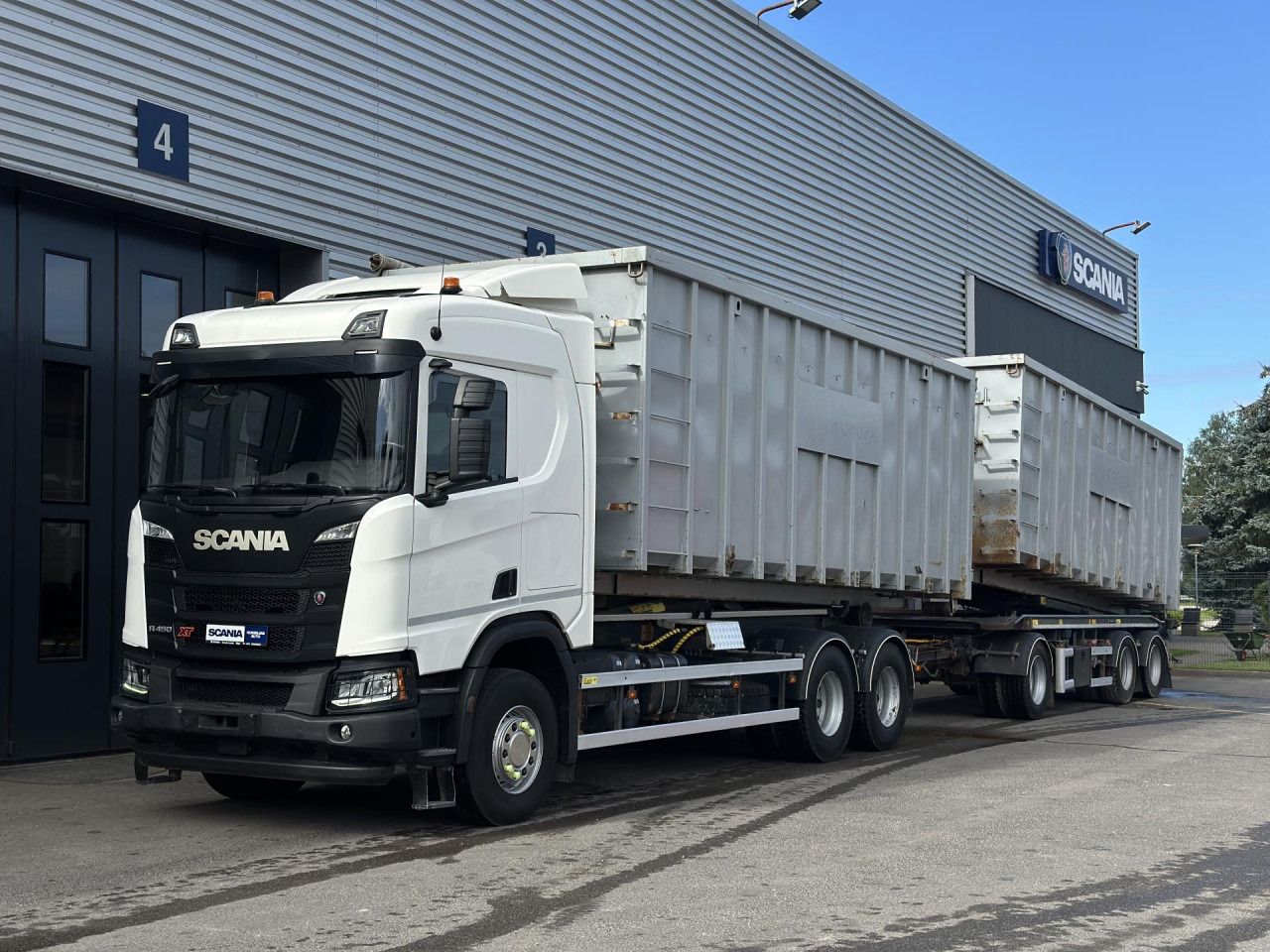 Kamion za prevoz kontejnera/ Kamion sa promenjivim sandukom SCANIA R 450 B6x4HA: slika 9