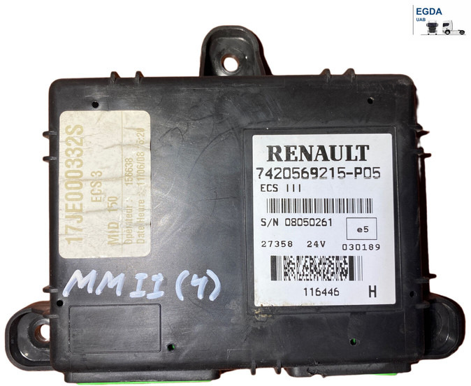 Renault - Upravljačka jedinica: slika 1 Renault - Upravljačka jedinica: slika 1