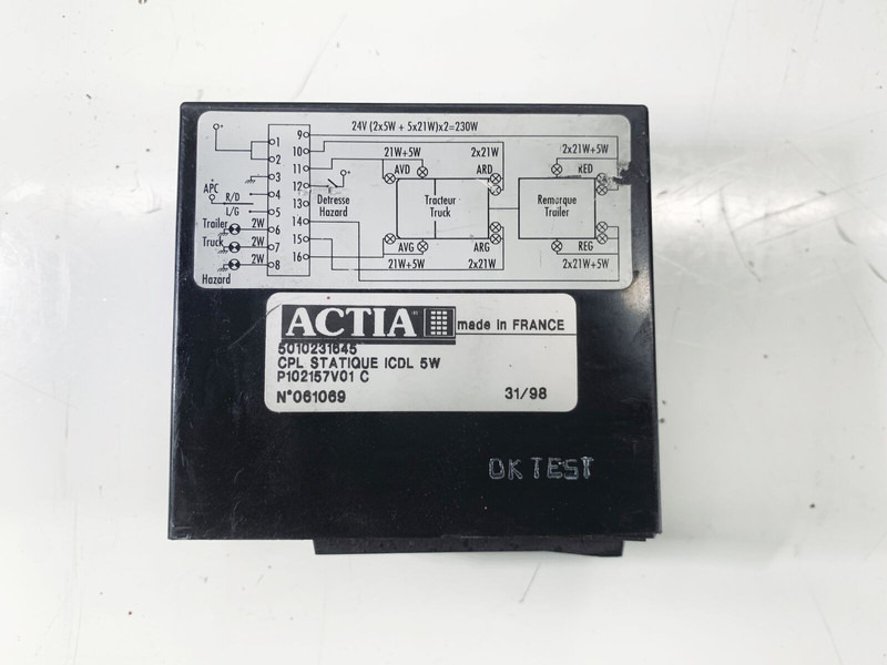 Renault PREMIUM - Upravljačka jedinica: slika 1 Renault PREMIUM - Upravljačka jedinica: slika 1