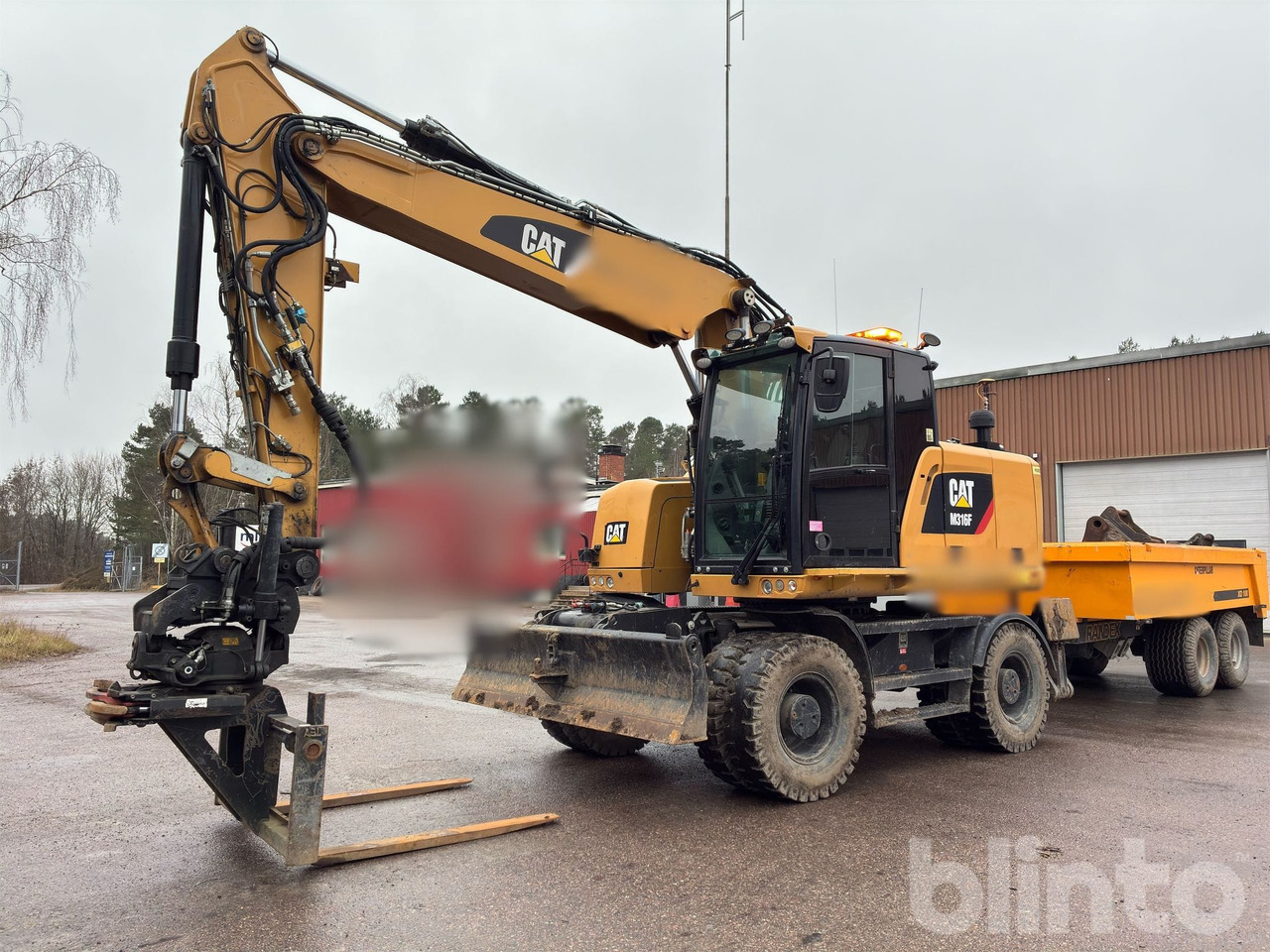 CAT M316F - Bager točkaš: slika 1 CAT M316F - Bager točkaš: slika 1