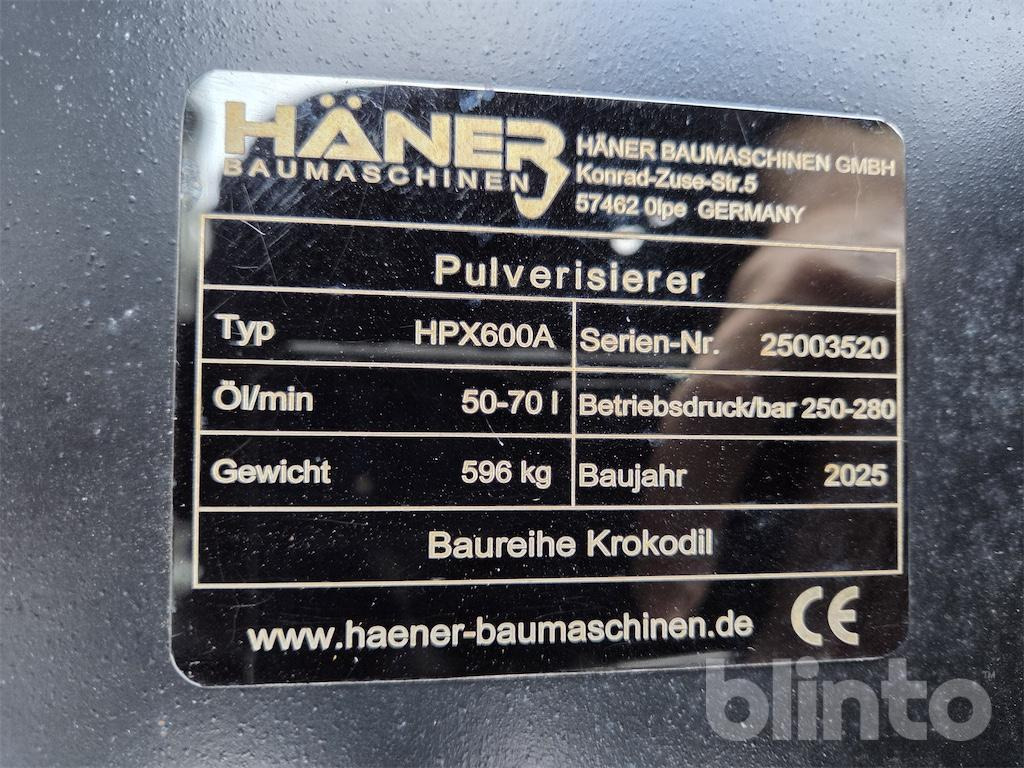 Häner HPX600A (2025) - Makaze za rušenje: slika 5 Häner HPX600A (2025) - Makaze za rušenje: slika 5