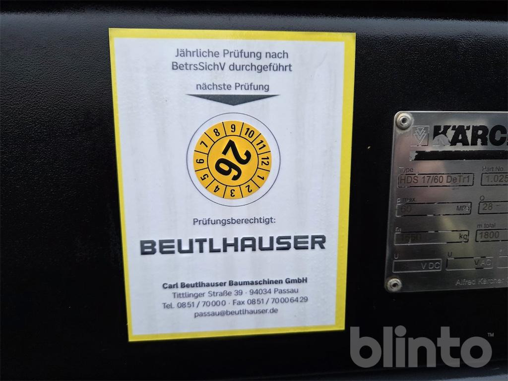 Perač pod pritiskom Kärcher HDS 17/60 DE Tr1 (2009): slika 30