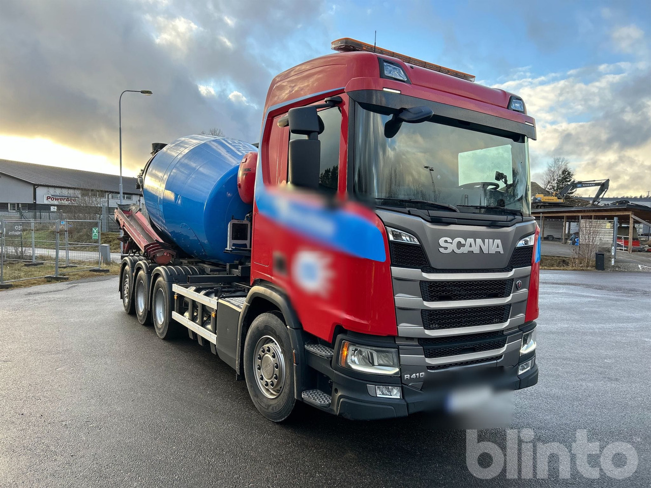 SCANIA R410B 8x4 Betongbil med Lastväxlare CNG Gas - Mikser za beton: slika 1 SCANIA R410B 8x4 Betongbil med Lastväxlare CNG Gas - Mikser za beton: slika 1