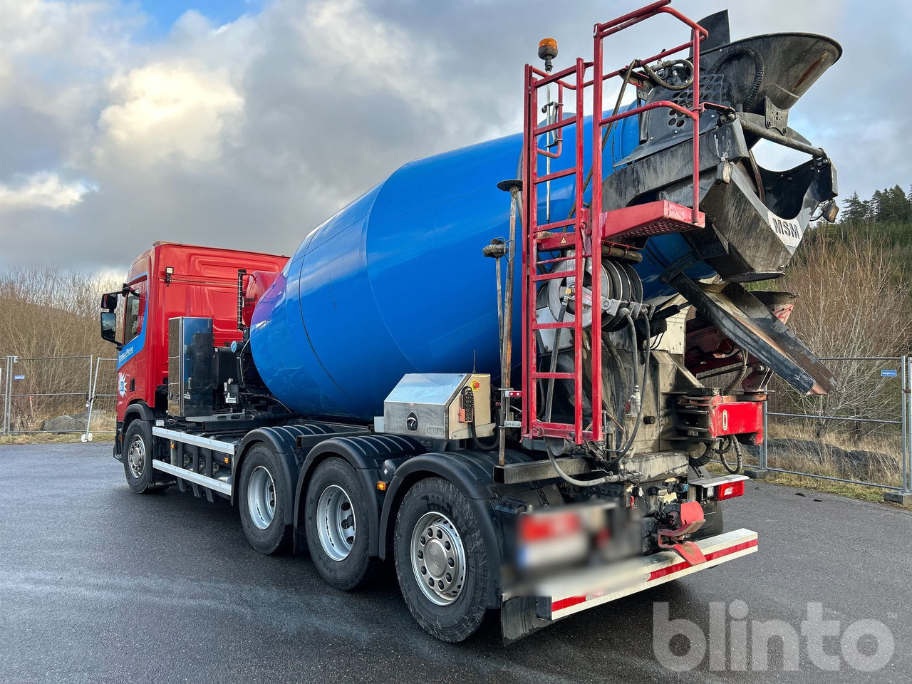 SCANIA R410B 8x4 Betongbil med Lastväxlare CNG Gas - Mikser za beton: slika 5 SCANIA R410B 8x4 Betongbil med Lastväxlare CNG Gas - Mikser za beton: slika 5