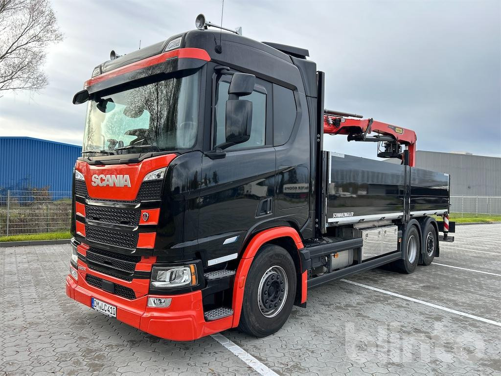 Scania R 460 B6x2*4NB Baustoffpritsche & Palfinger PK 22.001 L TEC7 Ladekran - Kamion sa tovarnim sandukom, Kamion sa dizalicom: slika 1 Scania R 460 B6x2*4NB Baustoffpritsche & Palfinger PK 22.001 L TEC7 Ladekran - Kamion sa tovarnim sandukom, Kamion sa dizalicom: slika 1