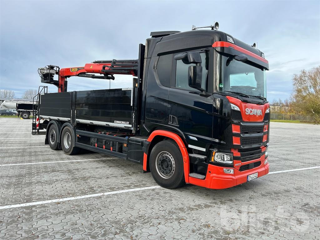 Scania R 460 B6x2*4NB Baustoffpritsche & Palfinger PK 22.001 L TEC7 Ladekran - Kamion sa tovarnim sandukom, Kamion sa dizalicom: slika 2 Scania R 460 B6x2*4NB Baustoffpritsche & Palfinger PK 22.001 L TEC7 Ladekran - Kamion sa tovarnim sandukom, Kamion sa dizalicom: slika 2