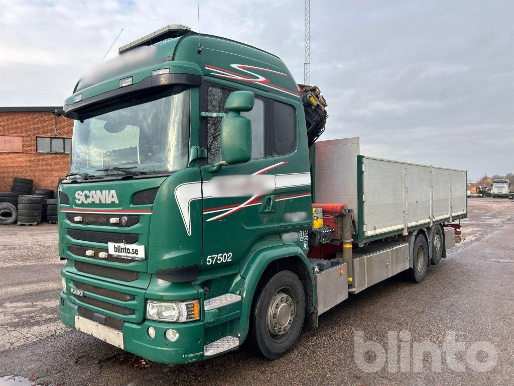 Scania R450 6x2*4 Palfinger PK22002 EH - Kamion sa tovarnim sandukom, Kamion sa dizalicom: slika 1 Scania R450 6x2*4 Palfinger PK22002 EH - Kamion sa tovarnim sandukom, Kamion sa dizalicom: slika 1