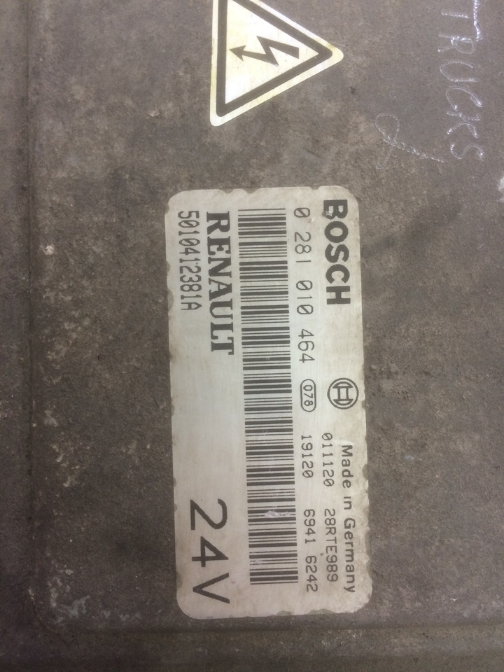 CENTRALINA MOTORE EDC - RENAULT PREMIUM - RIF. RENAULT 5010412381A - RIF. BOSCH 0281010464 - Upravljačka jedinica: slika 2 CENTRALINA MOTORE EDC - RENAULT PREMIUM - RIF. RENAULT 5010412381A - RIF. BOSCH 0281010464 - Upravljačka jedinica: slika 2