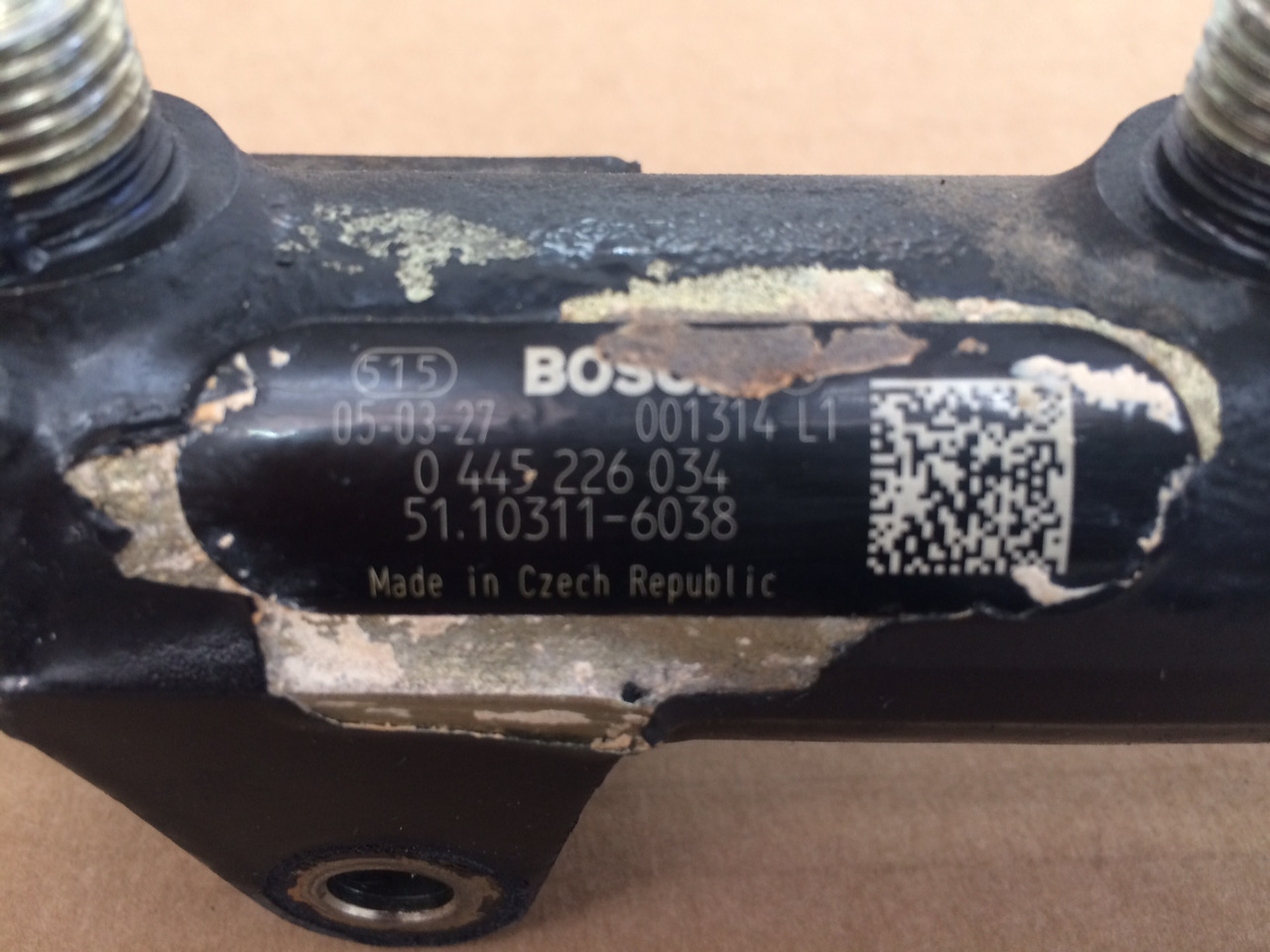 TUBO PRESSIONE COMMON RAIL MAN 51103116038 - Sistem goriva: slika 4 TUBO PRESSIONE COMMON RAIL MAN 51103116038 - Sistem goriva: slika 4