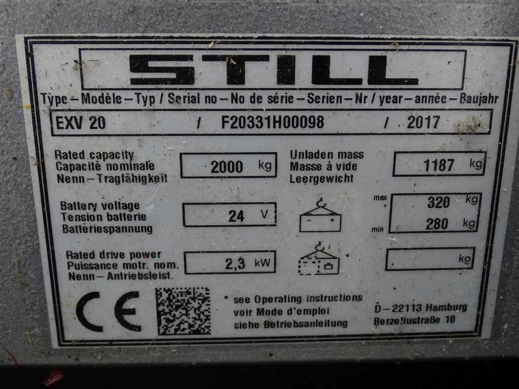 Still EXV20 - Slagač: slika 5 Still EXV20 - Slagač: slika 5