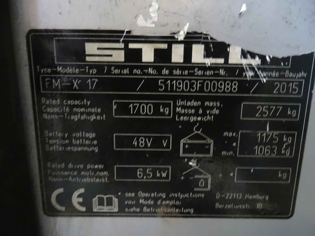 Still FM-X17 - Regalni viljuškar: slika 5 Still FM-X17 - Regalni viljuškar: slika 5