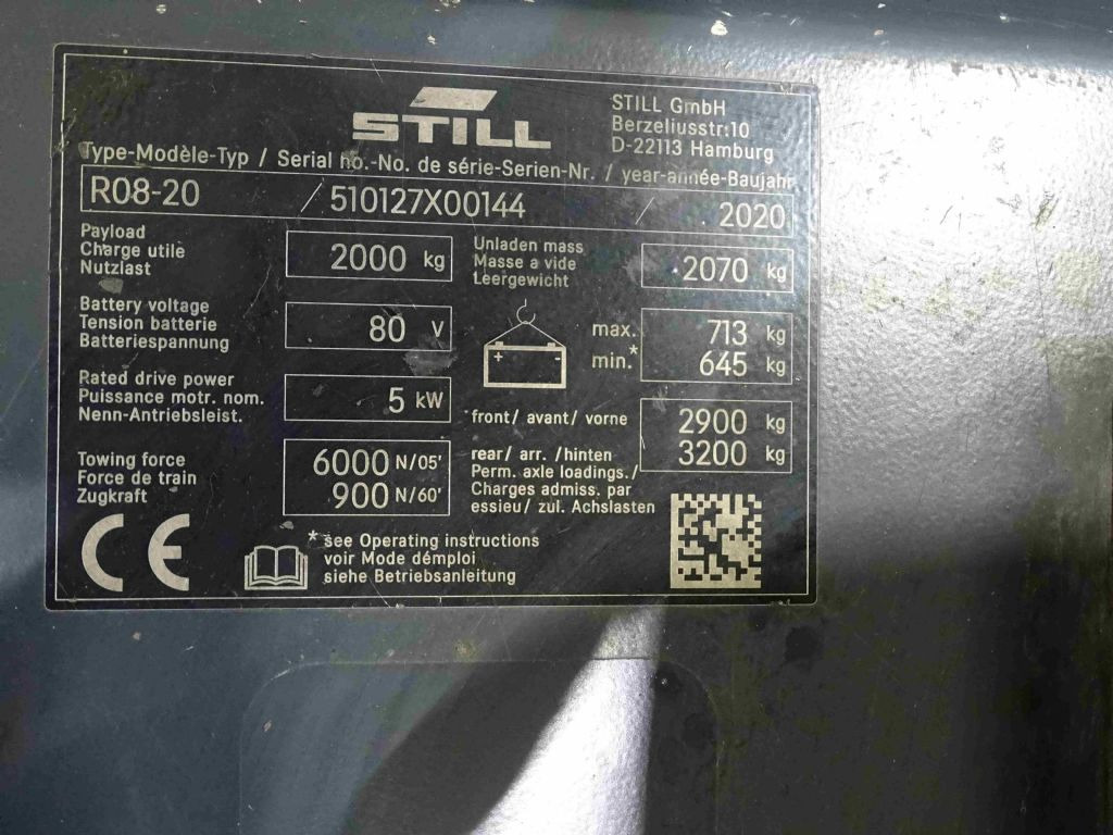 Still R08-20 - Vučno vozilo: slika 5 Still R08-20 - Vučno vozilo: slika 5