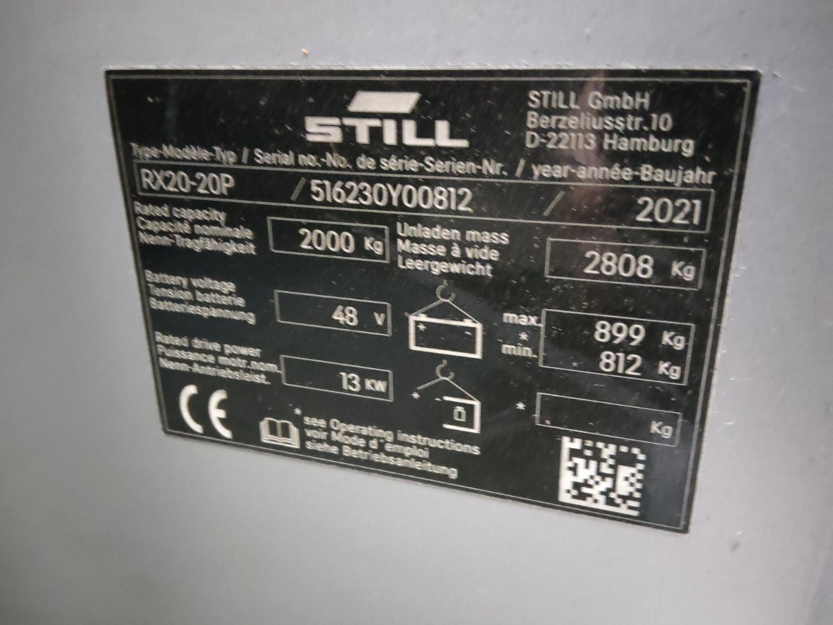 Still RX20-20P/LIION/BRONZ - Električni viljuškar: slika 5 Still RX20-20P/LIION/BRONZ - Električni viljuškar: slika 5