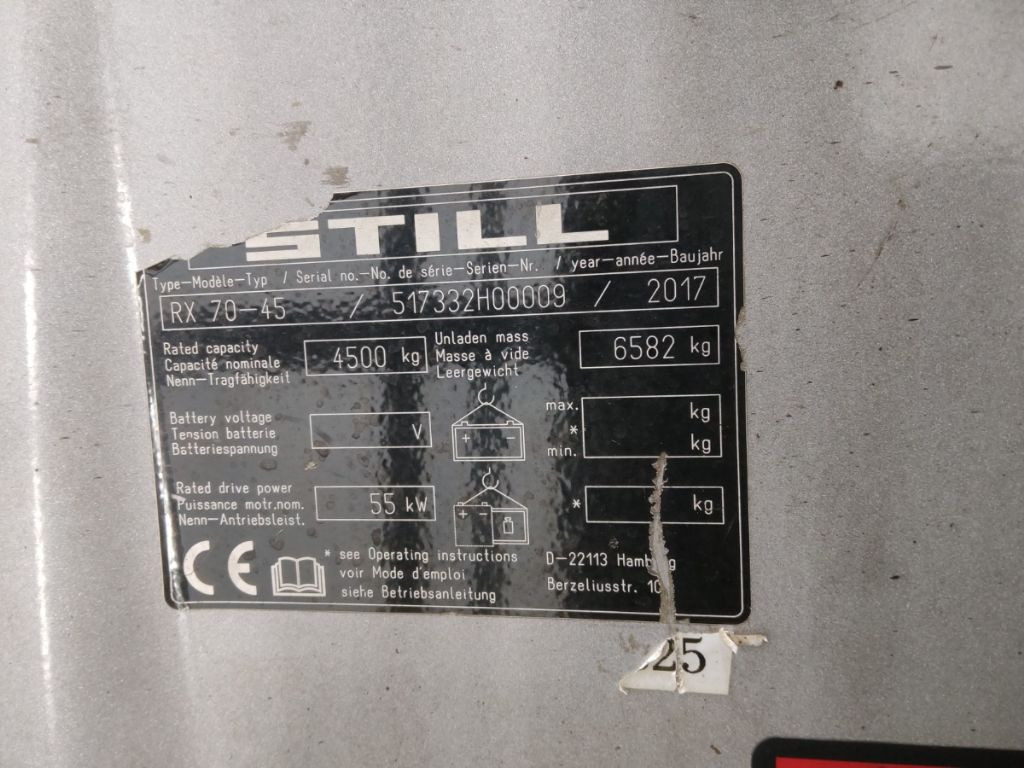 Still RX70-45 - Dizel viljuškar: slika 5 Still RX70-45 - Dizel viljuškar: slika 5