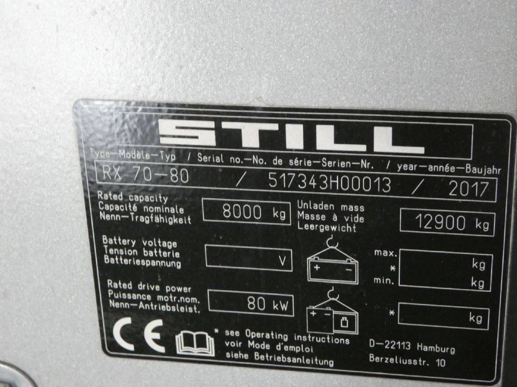 Still RX70-80 - Dizel viljuškar: slika 5 Still RX70-80 - Dizel viljuškar: slika 5