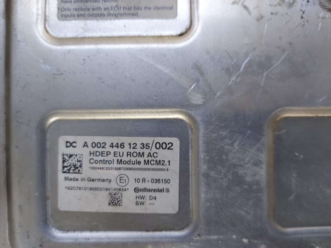 MCM2 MCM2.1 Mercedes Actros MP4 Atego Antos A0024461235 Reconditioned - Upravljačka jedinica za Kamion: slika 5 MCM2 MCM2.1 Mercedes Actros MP4 Atego Antos A0024461235 Reconditioned - Upravljačka jedinica za Kamion: slika 5