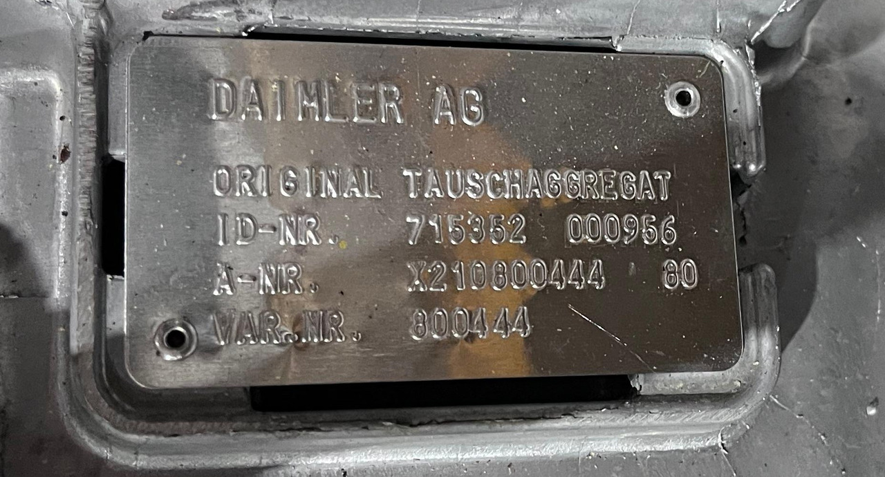 MERCEDES-BENZ Actros Transmission A960 261 0929 - Transmisija: slika 4 MERCEDES-BENZ Actros Transmission A960 261 0929 - Transmisija: slika 4