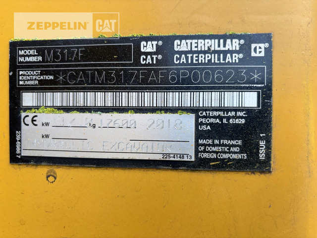 Cat M317F - Bager točkaš: slika 2 Cat M317F - Bager točkaš: slika 2