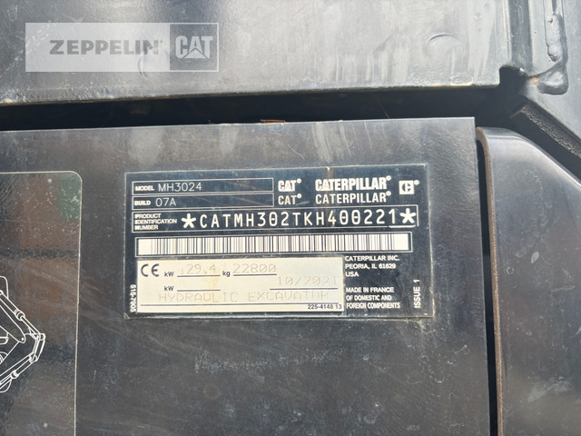 Cat MH3024-07A - Bager za obradu otpada/ Industrije: slika 2 Cat MH3024-07A - Bager za obradu otpada/ Industrije: slika 2