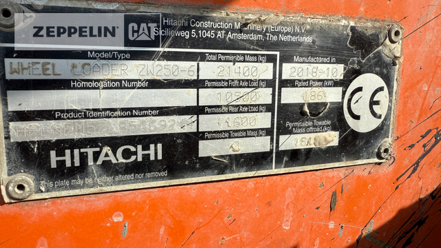Hitachi ZW250-6 - Utovarivač točkaš: slika 5 Hitachi ZW250-6 - Utovarivač točkaš: slika 5