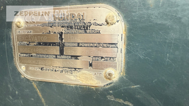 Hyundai R480LC-9 - Bager guseničar: slika 5 Hyundai R480LC-9 - Bager guseničar: slika 5