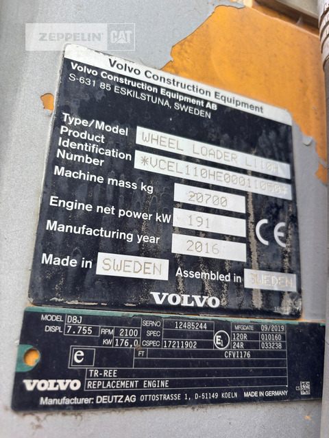 Volvo L110H - Utovarivač točkaš: slika 5 Volvo L110H - Utovarivač točkaš: slika 5