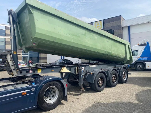 Schmitz Cargobull stalen kipper, 28 cub ,3 asser SKI 24 7.2 - Poluprikolica istovarivača: slika 1 Schmitz Cargobull stalen kipper, 28 cub ,3 asser SKI 24 7.2 - Poluprikolica istovarivača: slika 1