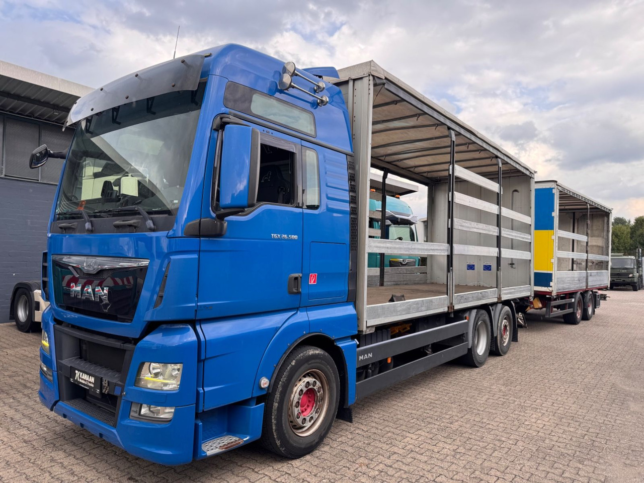 MAN 26.500 TGX+Anh LBW Euro6 Lift/Lenkachse - Kamion sa ceradom: slika 5 MAN 26.500 TGX+Anh LBW Euro6 Lift/Lenkachse - Kamion sa ceradom: slika 5