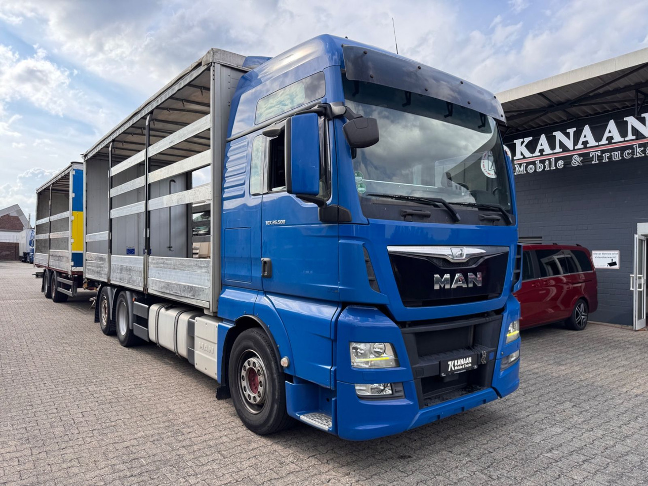 MAN 26.500 TGX+Anh LBW Euro6 Lift/Lenkachse - Kamion sa ceradom: slika 3 MAN 26.500 TGX+Anh LBW Euro6 Lift/Lenkachse - Kamion sa ceradom: slika 3