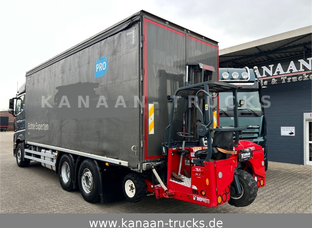 Mercedes-Benz 2548 Actros 6x2 Pritsche Moffet Mitnahme stapler - Kamion sa ceradom: slika 1 Mercedes-Benz 2548 Actros 6x2 Pritsche Moffet Mitnahme stapler - Kamion sa ceradom: slika 1